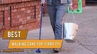 Top 5 Best Walking Cane for Stability [Review] - Adjustable Lightweight Folding Quad Cane [2023]