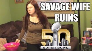 HEEL WIFE RUINS SUPERBOWL PARTY! EPIC GAME REACTIONS!