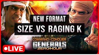 $275 Challenge: BiG^SiZe vs RaginG` K in a Best-of 3 Legs | C&C Generals Zero Hour