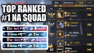 #1 RANKED NORTH AMERICAN TEAM IN MY LOBBY! - PUBG Mobile