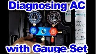 Troubleshooting AC Problems with Manifold Gauge Set