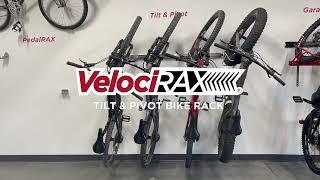 Tilt & Pivot Garage Bike Rack | VelociRAX