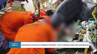 EVAKUASI KORBAN PESAWAT JATUH DI BSD, TANGERANG SELATAN