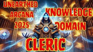  Knowledge Domain Cleric Subclass | Forgotten Realms Unearthed Arcana 2025 Review