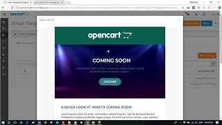 Creating and Sending an Email template (OpenCart)