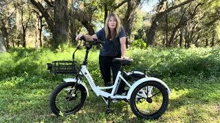 MOONCOOL TK1 FOLDING ELECTRIC TRIKE #mooncool