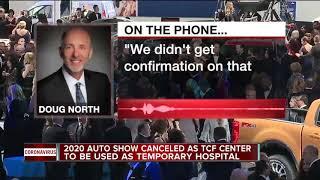 2020 Auto Show canceled as TCF Center will be used as temporary hospital