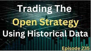 EPISODE 234: The Professor Trades the New Open Strategy with Historical Profit/Pivot Levels