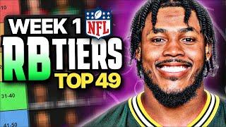 Week 1 Fantasy Football RB Rankings (Top 49)