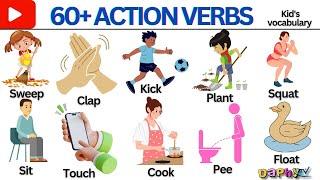 Action Verbs Examples | Fun Learning Action Verbs | English Vocabulary