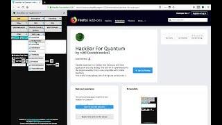 How to Install hackbar for Firefox Quantum 2018