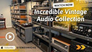 Vintage Audio Stereo Collection of Speakers, Receivers, Turntables, Cassette Decks, etc.