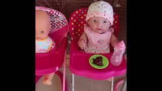 We like to Eat Healthy- Baby Born Baby Annabell Baby Doll Dinner Time #shorts #short