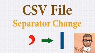 How to Change CSV File Separator Character in Windows 10