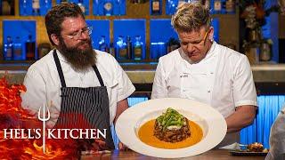 International Cuisine Challenge Gets Rated & Dinner Service is Off to a Raw Start | Hell's Kitchen