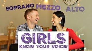 Female Voice Classification - Are you a SOPRANO, MEZZO or ALTO singer?