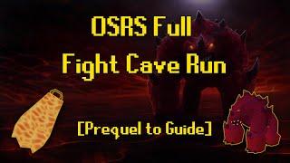 OSRS | Ironman Full Firecape Run (Play 2x Speed) | Fight Cave 2022 [Prequel to Guide]