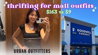 THRIFT WITH ME to recreate mall outfits! budget-friendly shopping