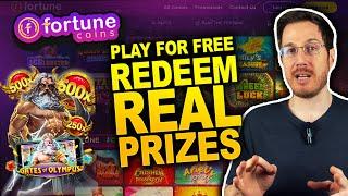 Play Slot Games for Free at Fortune Coins | Review #sweepstakes #socialcasino #usa