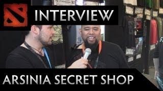 Dota 2 TI3 Interview - Reaves interviews Secret Shop Valve staff Arsinia