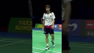 Shi Yu Qi Dominates Lee Zii Jia #badminton #leeziijia #shiyuqi