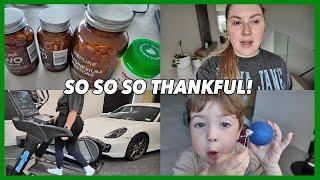 treadmill & vitamins  vlog 745