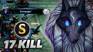 17 KILL ! KINDRED CARRY JUNGLE STILL BROKEN - WILD RIFT