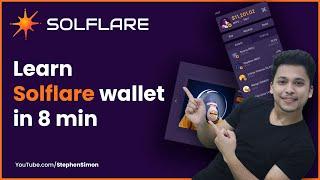 Complete Solflare Tutorial in Hindi | Solana Wallet | Solanart| || Stephen SIMON