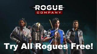 How To Use Every Character In Rogue Company Before You Unlock Them - Try Out Rogues For Free!