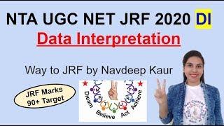 NTA UGC NET JRF 2020 DI Data Interpretation Solutions By Navdeep Kaur