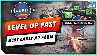Starfield Level Up FAST - Best Early XP Farm For All Skill Points You Need!