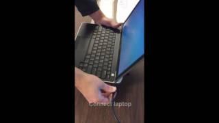 Connect a Laptop to the Classroom Projector