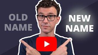 How to Change Your YouTube Channel Name & Custom URL