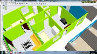 Desain Rumah ukuran 9X14 meter- Sweet Home 3D