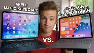 Logitech Combo Touch vs Apple Magic Keyboard! (iPad Pro)