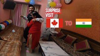 SURPRISE VISIT TO INDIA FROM CANADA | EMOTIONAL