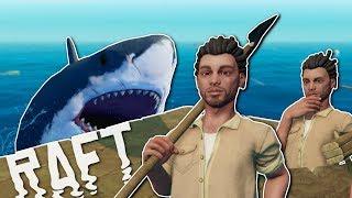 BUILDING A RAFT TO SURVIVE! - Raft Multiplayer Gameplay & Survival Early Access