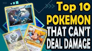 Top 10 Pokémon That Can't Deal Damage