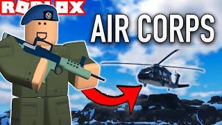 Flying the NEW Air Corps Helicopters (ROBLOX BRITISH ARMY)