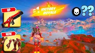 High Elimination Solo Zero Build Win Gameplay | Iron-Man Update | 3 Medallions In Fortnite Ch5 S4