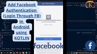 Easiest Way to Add Facebook Login/Sign In Method in Android Studio Using Kotlin | Firebase FaceBook