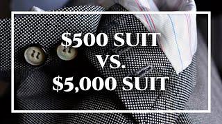 Difference Between Cheap $500 Custom Suit & $5,000 Tailor-Made Bespoke  Suits