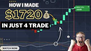 I Made $1720 In Just 6 Minutes with this Indicator Strategy  Best Binary Option Trading Strategy