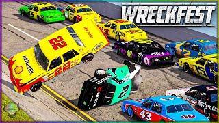 TUMBLING RETURN TO TALLADEGA! | Wreckfest NASCAR Legends