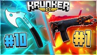 Top 10 RAREST Items in Krunker.io (SEASON 4)