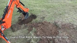 WoodMaxx Backhoe Attachment in Action 2014