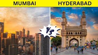 Mumbai vs Hyderabad Comparison | Mumbai vs Hyderabad City Comparison 2024 | Hyderabad vs Mumbai