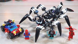 Build ⏩ LEGO Spider-Man Venom Crawler 76163