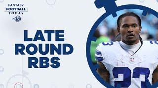3 Late-Round Running Backs You Need To Target! (Fantasy Football Today in 5)