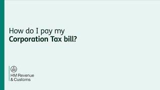 How do I pay my Corporation Tax bill?